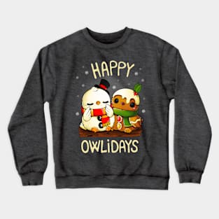 Happy Owlidays Crewneck Sweatshirt